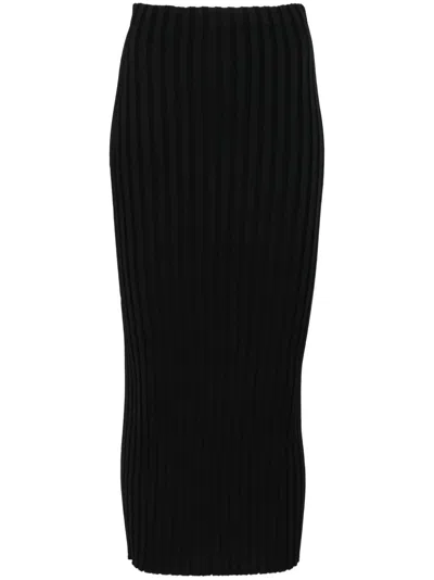 FABIANA FILIPPI RIBBED-KNIT SKIRT