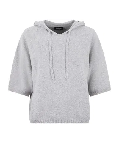 Fabiana Filippi Ribbed Knit Sweater In Gray