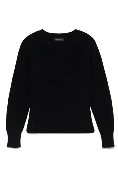 FABIANA FILIPPI FABIANA FILIPPI RIBBED KNIT SWEATER WITH FITTED SILHOUETTE