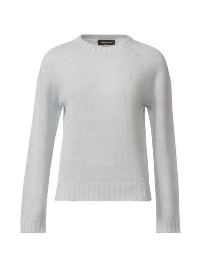 Fabiana Filippi Ribbed Sweater In Blue