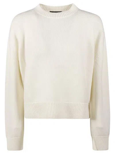 Fabiana Filippi Ribbed Sweater In White