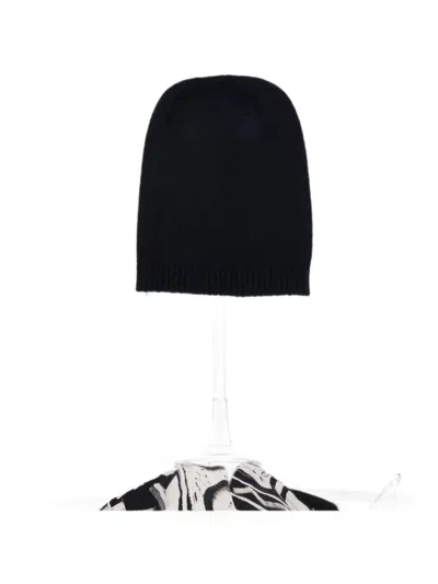 Fabiana Filippi Ribbed-trim Beanie Hat In Black