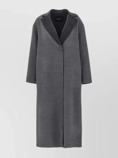 FABIANA FILIPPI ROBE COAT WITH NOTCHED LAPEL AND POCKETS