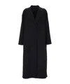 Fabiana Filippi Robe Notched Lapel Coat In Black