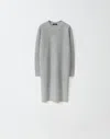 Fabiana Filippi Rock Grey Platinum Dress In Grey