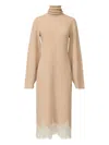 Fabiana Filippi Knit Dress With Lace Hemline