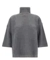Fabiana Filippi Turtleneck Sweater In Grey