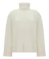 Fabiana Filippi Turtleneck Sweater In White