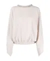 Fabiana Filippi Round-neck And Long-sleeved Sweater