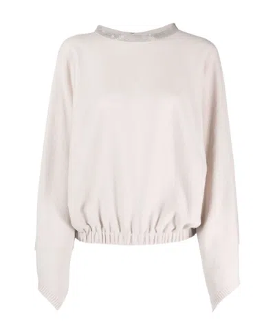 Fabiana Filippi Round-neck And Long-sleeved Sweater