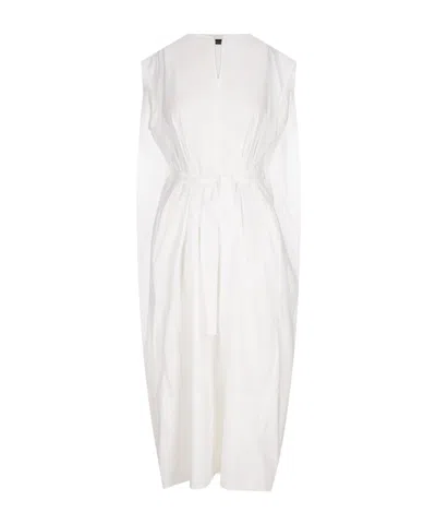 Fabiana Filippi Round Neck Dress In White