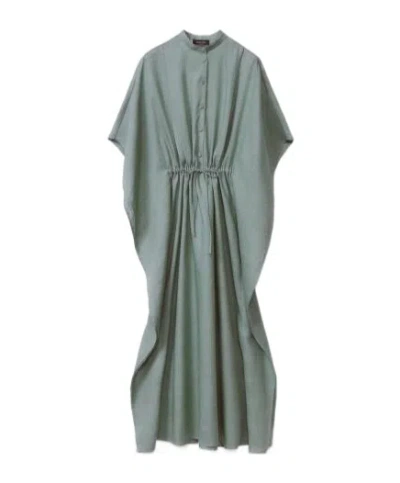 Fabiana Filippi Round Neck Dress In Green
