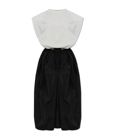 Fabiana Filippi Round-neck Dress In Black