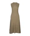 Fabiana Filippi Round Neck Dress In Brown