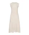 Fabiana Filippi Round Neck Dress In White