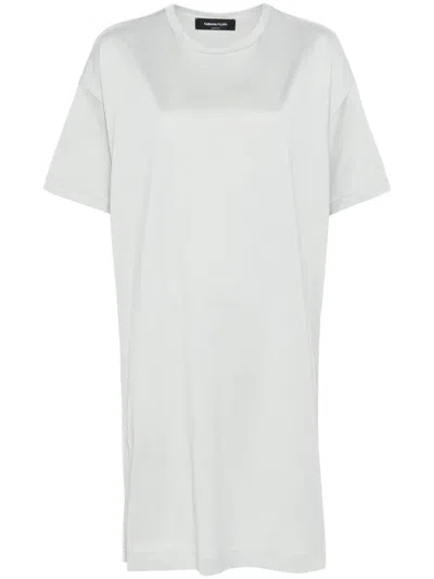 Fabiana Filippi Round-neck Short-sleeve Dress In 灰色