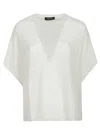 Fabiana Filippi Round Neck Sweater In Neutral