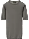 Fabiana Filippi Cashmere And Silk Sweater In Grey
