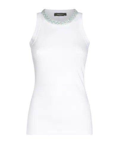 Fabiana Filippi Round-neck Vest In White