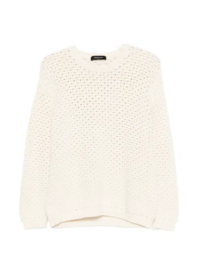 Fabiana Filippi Round-neck Sweater In Neutral