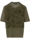 Fabiana Filippi Linen Sweater In Green