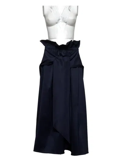 Fabiana Filippi Ruffled Skirt In Black