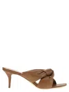 Fabiana Filippi Sandal Mules On Heel And Knot In Leather