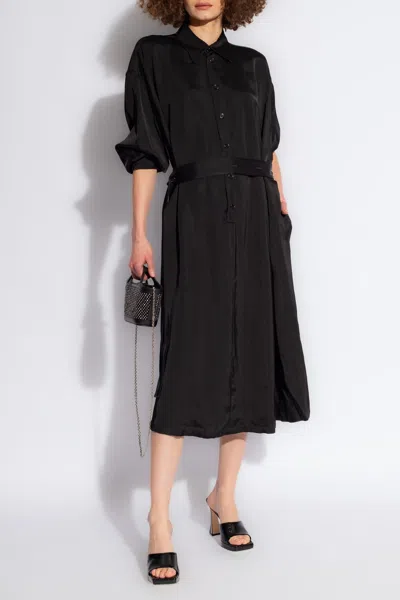 Fabiana Filippi Satin Dress In Black