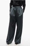 Fabiana Filippi Satin Palazzo Pants With Double-pleats