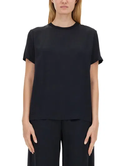 Fabiana Filippi Item O-neck Short-sleeved T-shirt In Black