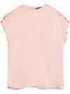 Fabiana Filippi Satin Top In Pink