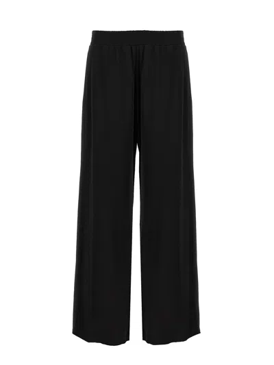 FABIANA FILIPPI SATIN TROUSERS LOOSE POCKETS