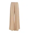 Fabiana Filippi Amelia Envers Satin Trousers In Neutral