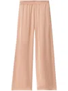 Fabiana Filippi Amelia Fluid Viscose Jogging Trousers In Rosa