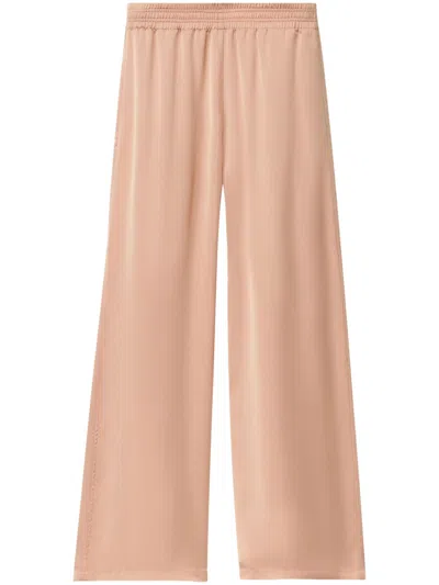 FABIANA FILIPPI SATIN WIDE-LEG TROUSERS