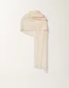 Fabiana Filippi Embellished Fringed Scarf In Neutral