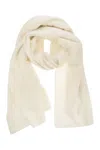 Fabiana Filippi Luxurious Sequin-embellished Scarf 196 X 68 Cm In Beige