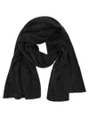 Fabiana Filippi Women's Scarf With Micro Sequins In Black