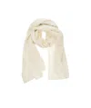 Fabiana Filippi Luxurious Sequin-embellished Scarf 196 X 68 Cm In White