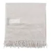 Fabiana Filippi Light Beige Wool Scarf In Gray