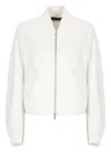 Fabiana Filippi Insert Bomber Jacket Puffer Jackets White