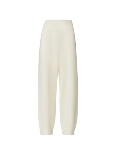 Fabiana Filippi Seam-detail Knit Trousers In White