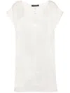 Fabiana Filippi Semi-sheer Silk Blouse In Neutrals
