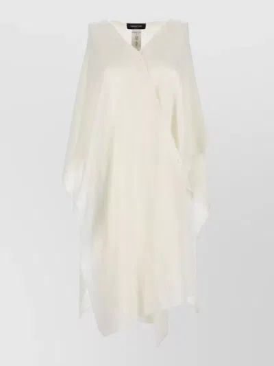 Fabiana Filippi Sequin Cape Draped Design Open Front In Multi