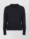 Fabiana Filippi Sequin Detail Crew-neck Cotton Sweater In Black
