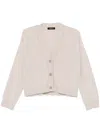 Fabiana Filippi Sequin-detailed Cardigan In Neutrals