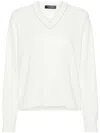 Fabiana Filippi Sequin-detailing Jumper In Neutrals