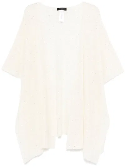 Fabiana Filippi Sequin-embellished Cape In White
