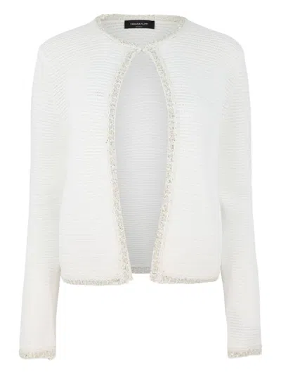 Fabiana Filippi Sequin-embellished Cardigan In White