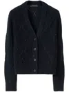 Fabiana Filippi Sequin-embellished Cardigan In 黑色